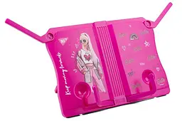 Підставка для книг та підручників YES Barbie формат А4, регульований нахил, пластик (470487)
