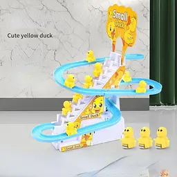 Інтерактивна гра Качина гоночна траса Small Duck Дитячі музичні гірки – ескалатор - мініатюра 4