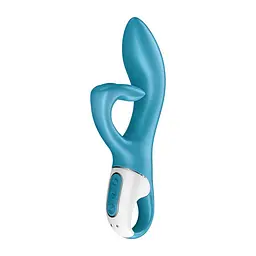 Вібратор-кролик Satisfyer Embrace Me 20.5 см бірюзовий - мініатюра 2