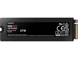 SSD-накопичувач Samsung 990 PRO with Heatsink 2 TB (MZ-V9P2T0CW) - мініатюра 4