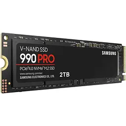 Накопичувач SSD M.2 2280 2TB 990 PRO Samsung (MZ-V9P2T0BW) - мініатюра 2