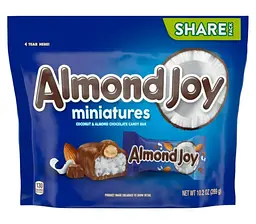 Шоколадні цукерки Almond Joy Miniatures Coconut and Almond Chocolate Candy 289г