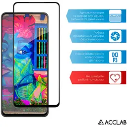 Скло захисне ACCLAB Full Glue Realme C55 Black (1283126579714) - мініатюра 5