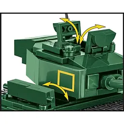 Конструктор Cobi Company of Heroes 3 Танк Черчилль M3, масштаб 1:35, 654 деталі (COBI-3046) - мініатюра 4