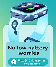 Розумний дитячий годинник-телефон Lemfo K11H з GPS трекером, SIM-картою, Wi-Fi, HD камерою, прослуховуванням та акумулятором 1000 мАг Рожевий - мініатюра 11