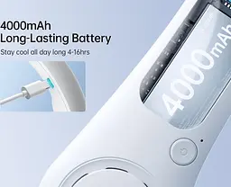 Вентилятор Jisulife Neck Fan Life3 FA14 Grey - мініатюра 4