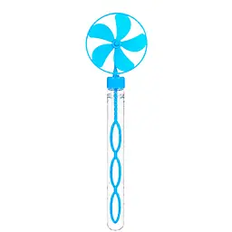 Мильні бульбашки Вітрячок 807P(Blue) 26 см, 50 мл Блакитний