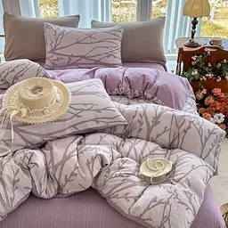 Постільна білизна євро муслін Colorful Home 20679 180х220 см