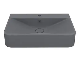 Умивальник Miraggio CHAMONIX GRAY (8813457) Mirasoft, Матовий, Накладний/Підвісний, Сірий - мініатюра 3