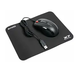 Миша A4Tech X-7120 USB Black X-710BK + килимок X7-200MP (Bundle)