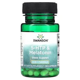 5-Гідрокситриптофан з Мелатоніном Ultra 5-HTP Melatonin - 30 вег.капсул