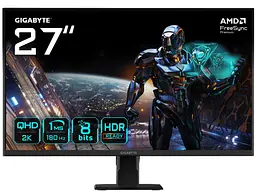 Монітор 27" Gigabyte GS27QA Gaming Monitor QHD IPS 180Hz (GS27QA Gaming Monitor)