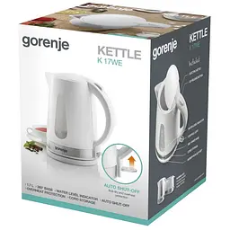 Електрочайник Gorenje K17WE - мініатюра 4