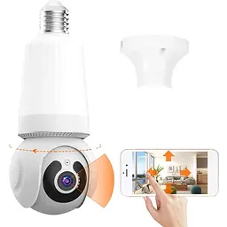 IP-камера відеоспостереження RIAS Q26 E27 White - мініатюра 3