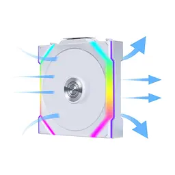Кулер до корпусу Lian Li Uni Fan SL WIRELESS 120-3, White (G99.12SL1W3W.00) - мініатюра 9