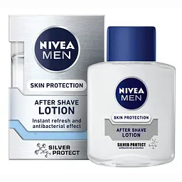 Лосьйон після гоління NIVEA MEN Срібний захист з антибактеріальним ефектом 100 мл