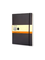 Записник Moleskine Classic великий, Лінійка Чорний М’який (QP621)