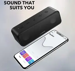 Портативна акустика Anker Soundcore 3 A3117 16 Вт бездротова чорна - мініатюра 3