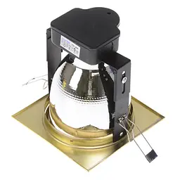 Світильник стельовий Brille Downlight VDL-40K SB SQR врізний (166285) - мініатюра 2