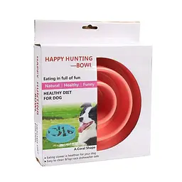 Миска для повільного годування Happy Hunter Snail, Рожевий - мініатюра 5