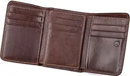 Гаманець чоловічий 14595 шкіряний Vintage коричневий - мініатюра 3