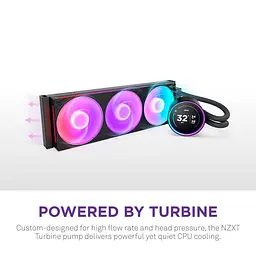СВО NZXT Kraken Elite RGB 360mm Black (RL-KR36E-B2) - мініатюра 5