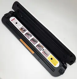 Вакуумний пакувальник акумуляторний USB Вакууматор для вологих та сухих продуктів, м'яса, овочів, зелені для тривалого зберігання із запаюванням 38×8см пакети до 30см UKC Vacuum Sealer - мініатюра 8