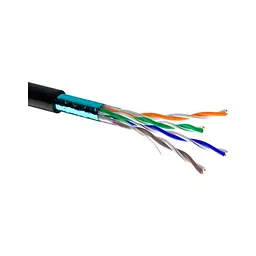 Кабель мережевий OK-Net FTP cat.5e зовнішній (F/UTP cat.5E-SL) 100 м (КППЕ-ВП (100) 4*2*0.46 / 100)