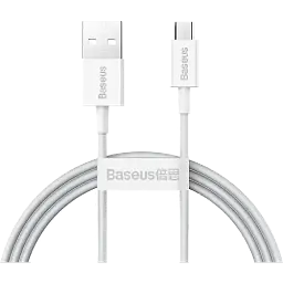 Кабель Baseus Superior Series Fast Charging Cable USB to MicroUSB 2A 1m CAMYS-02 White