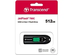 USB флеш накопичувач Transcend 512 GB JetFlash 790C (TS512GJF790C) - мініатюра 7