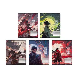 Зошит Kite Anime, 18 аркушів, лінія (K25-237-1), в асортименті