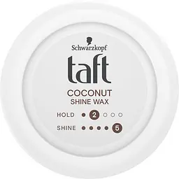 Віск для блиску волосся Тaft Coconut, 75 мл - мініатюра 2