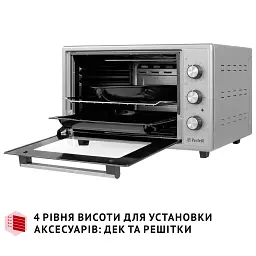 Електрична піч Perfelli CLASSIC 37 GREY - мініатюра 10