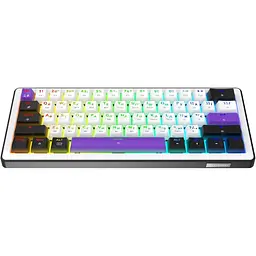 Клавіатура Hator Hellyberry HK60 Wireless White/Violet [157465] - мініатюра 2