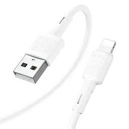 Кабель Hoco X83 Pisces Cable USB to Lightning 2,4A 1m White