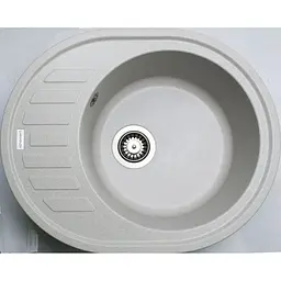 Кухонна мийка Adamant OVUM avena 615x495x200 мм, з крилом 61,5 см - мініатюра 3