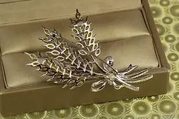 Брошка Xuping Jewelry Симфонія жнив 5,3 см срібляста - мініатюра 2