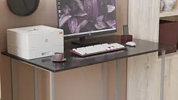 Комп'ютерний стіл Ханна 75x140x70 сірий ДСП Сосна Кембра 16мм FRD-101445 - мініатюра 7