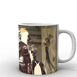 Кухоль GeekLand Зіркові війни Мандалорець арт Star Wars The Mandalorian TM.04.07 330 мл білий - мініатюра 2