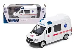 Іграшкова машинка Швидка допомога мікроавтобус Mercedes-Benz Sprinter TechnoDrive 250295