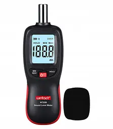 Вимірювач шуму (шумомер) Bluetooth 30-130 дБ WINTACT WT85B - мініатюра 4
