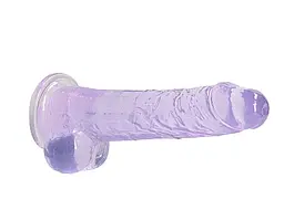 Фалоімітатор - Realrock Dildo 8" Purple - мініатюра 4