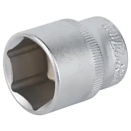 Торцева головка Sigma шестигранна коротка 1/2" 27мм CrV mid (6071271) - мініатюра 3