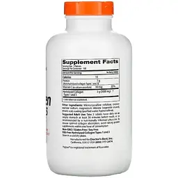 Колаген Doctor's Best Collagen Types 1 & 3 with Peptan 1000 мг 540 таблеток - мініатюра 2