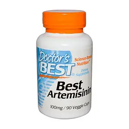 Трави Doctor's Best Артемізинін, Artemisinin, 100 мг, 90 гелевих капсул (DRB-00170)