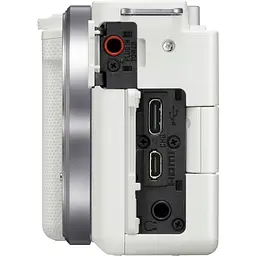 Бездзеркальний фотоапарат Sony ZV-E10 Body White (ILCZVE10W.CEC) [106903] - мініатюра 6