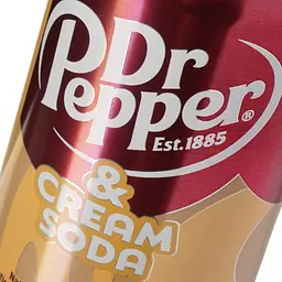 Напій безалкогольний Dr. Pepper Cream Soda сильногазований 0.355 л з/б (929827) - мініатюра 4