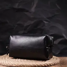 Чоловіча шкіряна косметичка GRANDE PELLE 18.5х10х9 см sum0020991 - мініатюра 6
