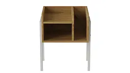 Тумба модульна Ferrum-decor Амелі 540x450x320 метал Білий ДСП Дуб Артізан 16 мм (FRD-103016) - мініатюра 4