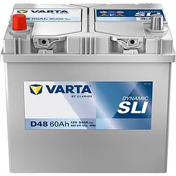 Автомобільний акумулятор VARTA Blue Dynamic D48 6СТ-60Ah Аз ASIA 540A (EN) 560411054